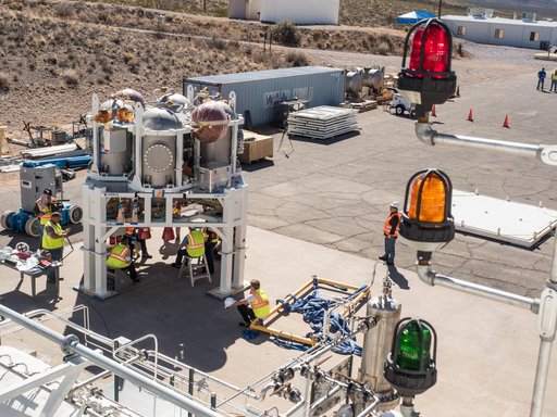 Propulsion Qualification Module Installed at White Sands Test Fa