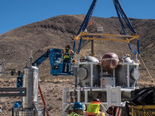 Propulsion Qualification Module Installed at White Sands Test Fa