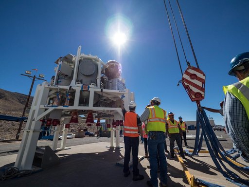 Propulsion Qualification Module Installed at White Sands Test Fa