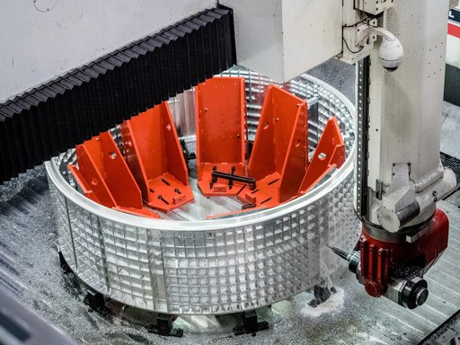 First Orion part for human flight