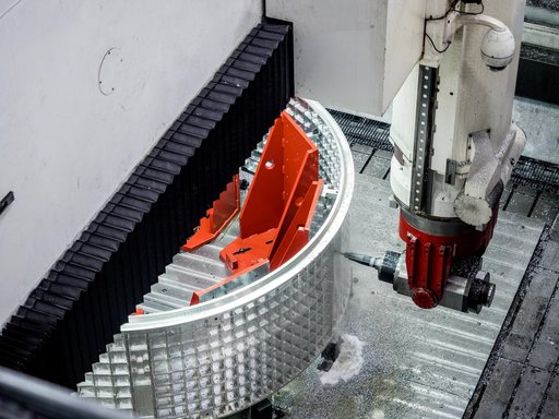 First Orion part for human flight