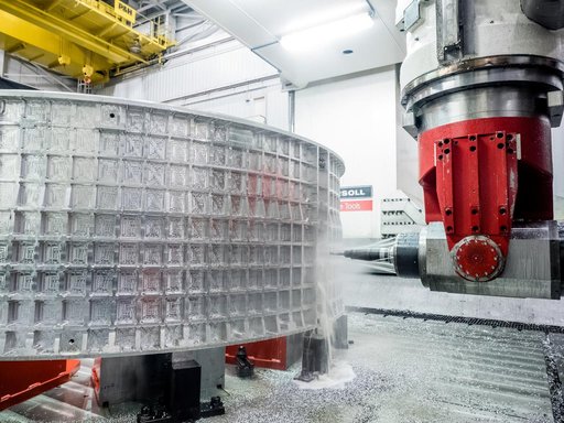 First Orion part for human flight