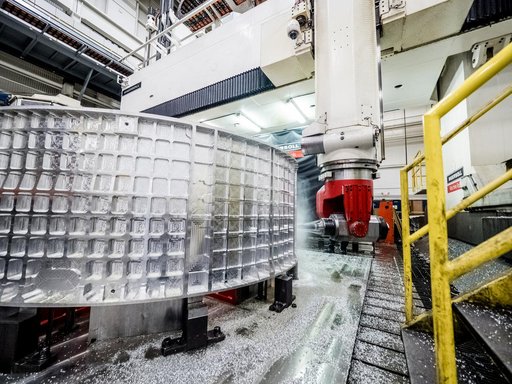 First Orion part for human flight