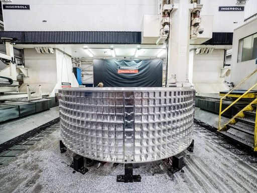 First Orion part for human flight