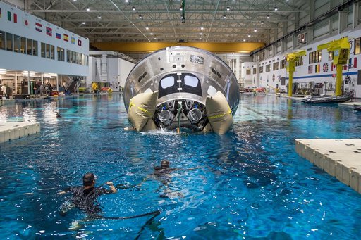 Orion crew egress exercise