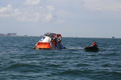 Orion crew egress testing