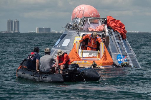 Orion crew egress testing