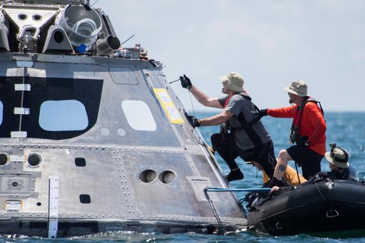 Orion crew egress testing