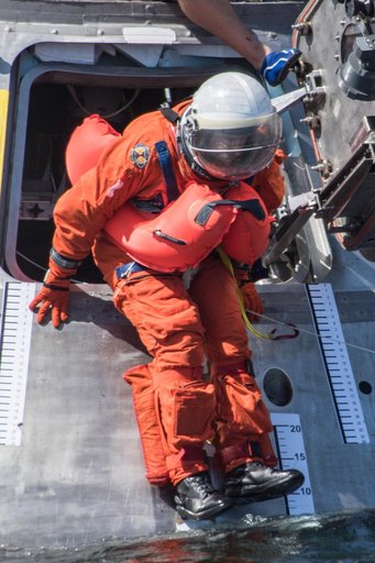 Orion crew egress testing