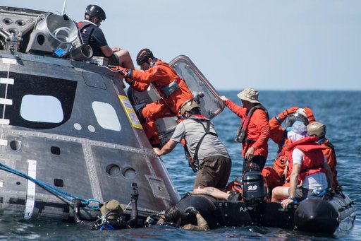 Orion crew egress testing