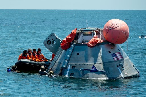 Orion crew egress testing