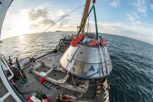 Orion crew egress testing