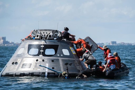 Orion crew egress testing