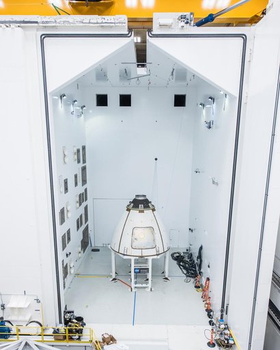 Ogive acoustic testing starts at Space Power Facility
