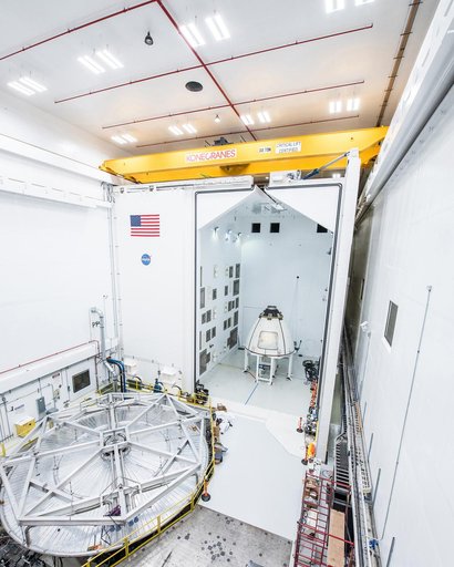 Ogive acoustic testing starts at Space Power Facility
