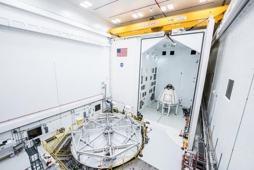 Ogive acoustic testing starts at Space Power Facility