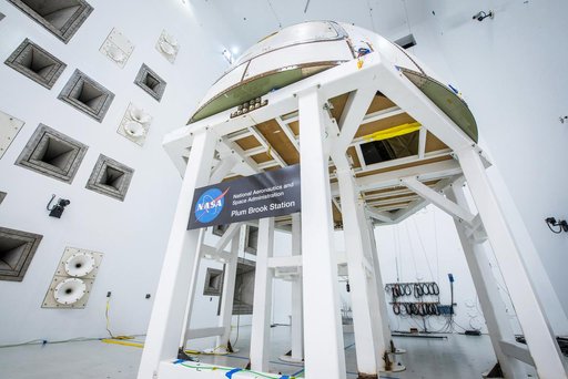 Ogive acoustic testing starts at Space Power Facility