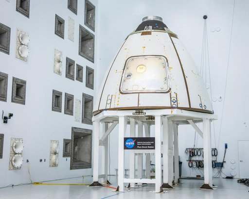 Ogive acoustic testing starts at Space Power Facility