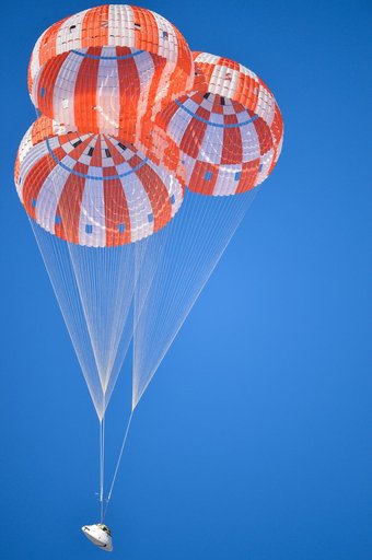 Orion's parachutes measure up in high pressure test