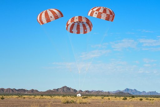 Orion's parachutes measure up in high pressure test