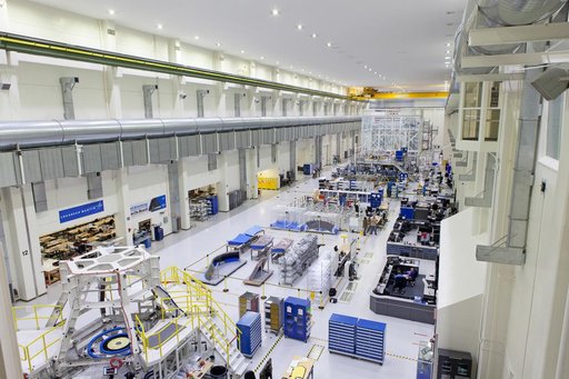 Orion Space Hardware In-Production inside the Operations and Che