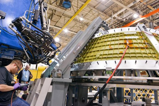 Orion Exploration Mission-2 Cone Weld