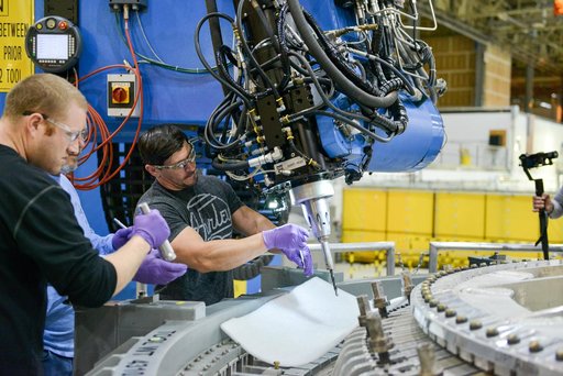 Welding Orion's Exploration Mission-2 Crew Module