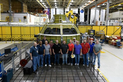 Exploration Mission-2 crew module