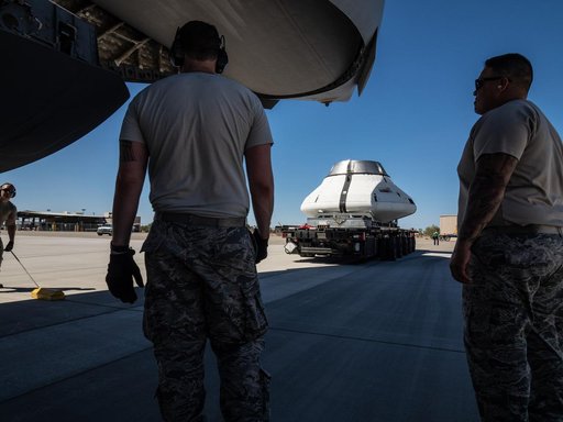 Preparing for final drop test in Yuma
