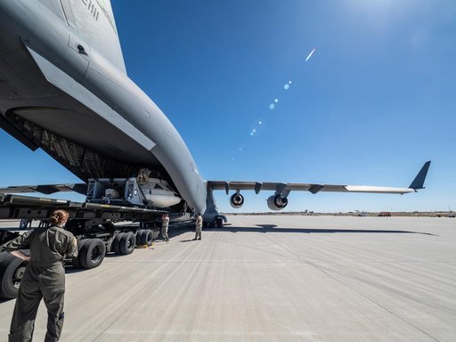 Preparing for final drop test in Yuma