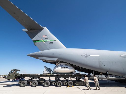 Preparing for final drop test in Yuma