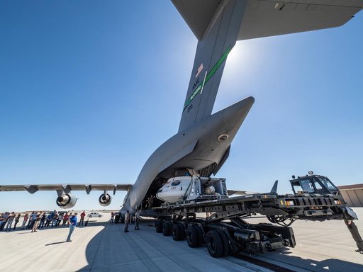 Preparing for final drop test in Yuma