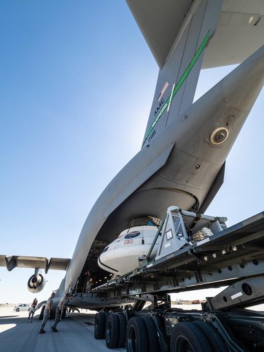 Preparing for final drop test in Yuma