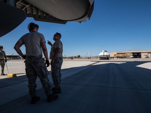 Preparing for final drop test in Yuma