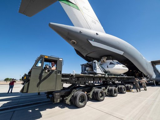 Preparing for final drop test in Yuma