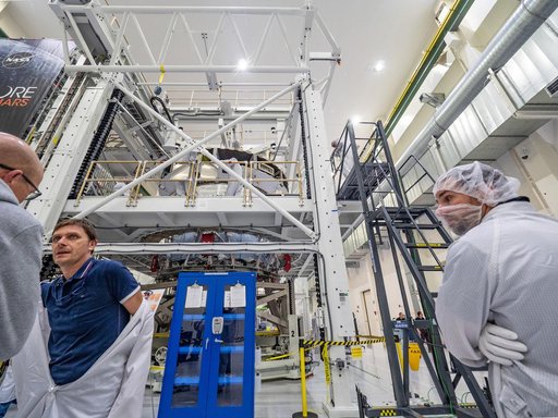 European Service Module arrives at KSC