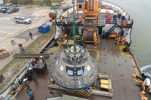 Orion's Crew Module Uprighting System Test