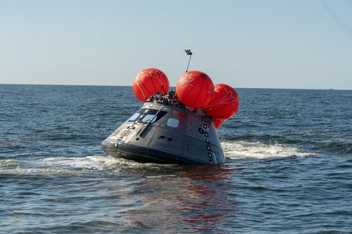 Orion's Crew Module Uprighting System Test