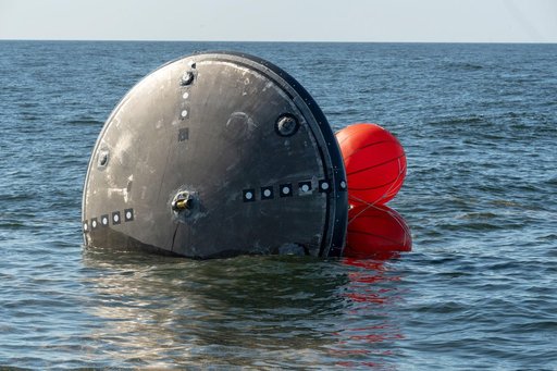 Orion's Crew Module Uprighting System Test