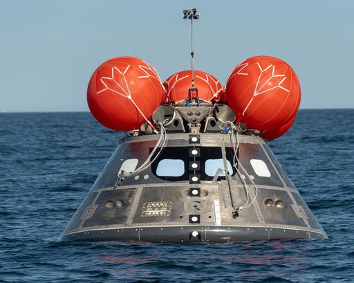 Orion's Crew Module Uprighting System Test