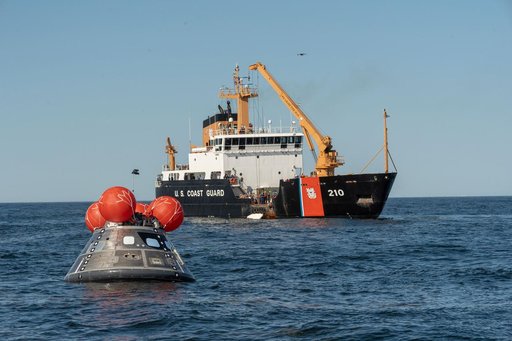 Orion's Crew Module Uprighting System Test