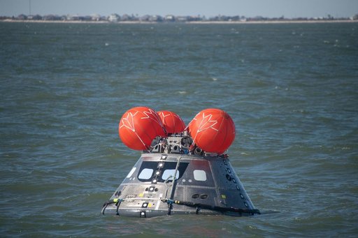 Orion's Crew Module Uprighting System Test