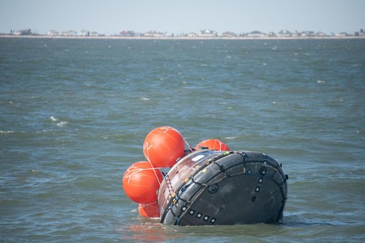 Orion's Crew Module Uprighting System Test