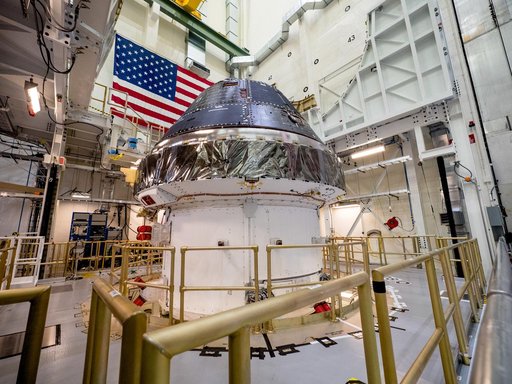 Vice President Unveils NASA Spacecraft for Artemis 1 Lunar Missi