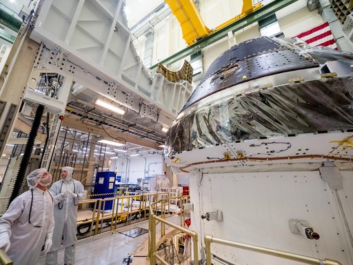 Vice President Unveils NASA Spacecraft for Artemis 1 Lunar Missi