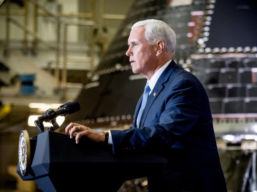 Vice President Unveils NASA Spacecraft for Artemis 1 Lunar Missi