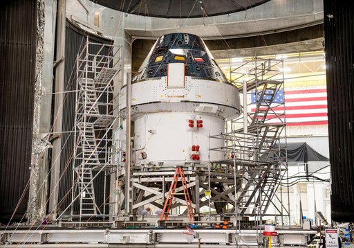Orion environmental testing at Plum Brook