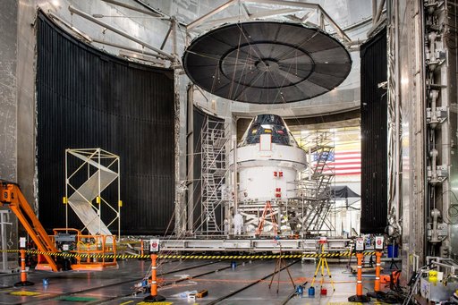 Orion environmental testing at Plum Brook