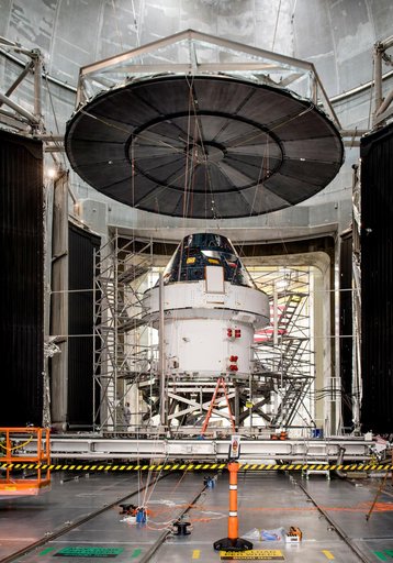 Orion environmental testing at Plum Brook
