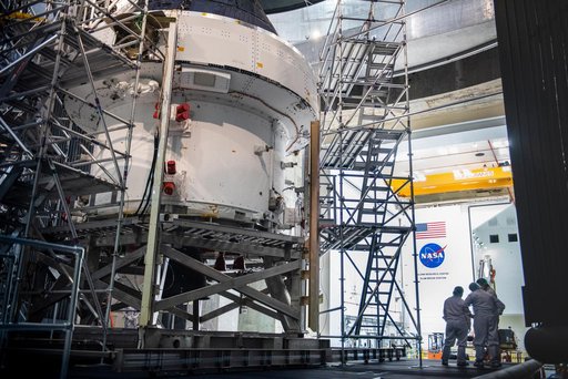 Orion testing at Plum Brook
